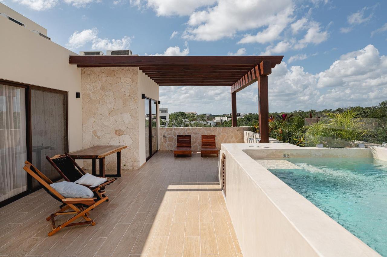 Apartment And Penthouse Blue Luxury Kukulkan Tulum Eksteriør bilde